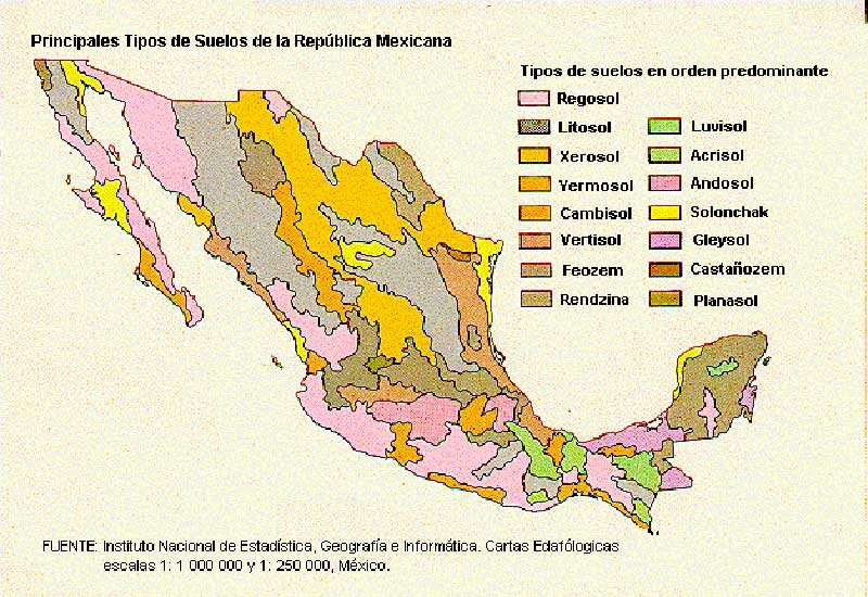 mexico mapa. mapa de mexico. climas mexico